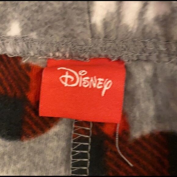 Mickey head plaid snowflake pattern lounge pants. - Picture 3 of 7